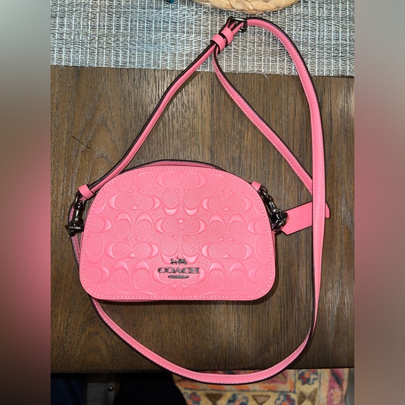 Mini Serena Crossbody In Signature Leather - Picture 2 of 11